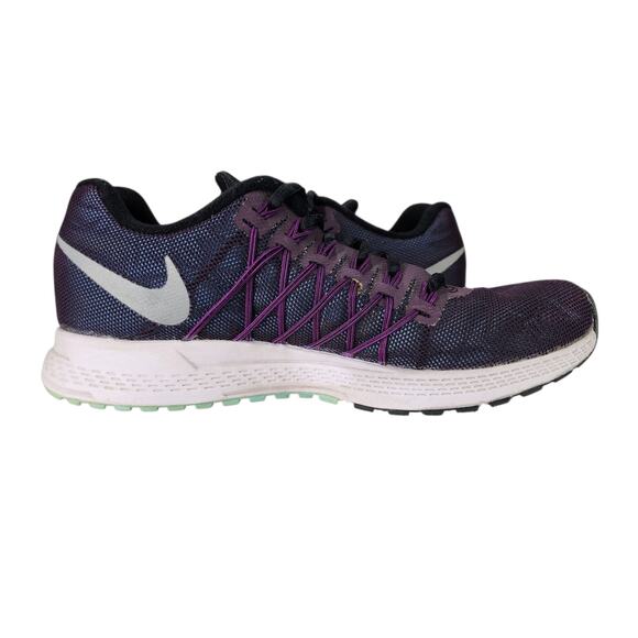 Nike Zoom Pegasus 32 Running Shoes‎ sz 8 Women Navy Blue Purple Pink Jogging - Picture 7 of 11